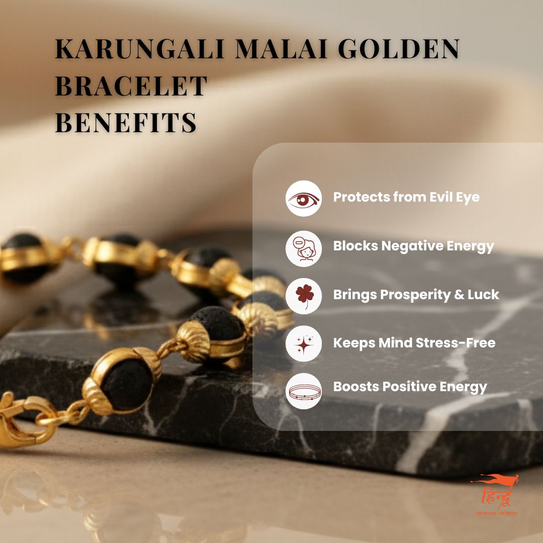 8MM Karungali Bracelet (25+5 beads)