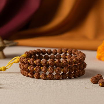 5MM Rudraksha Mala (108+1 beads)