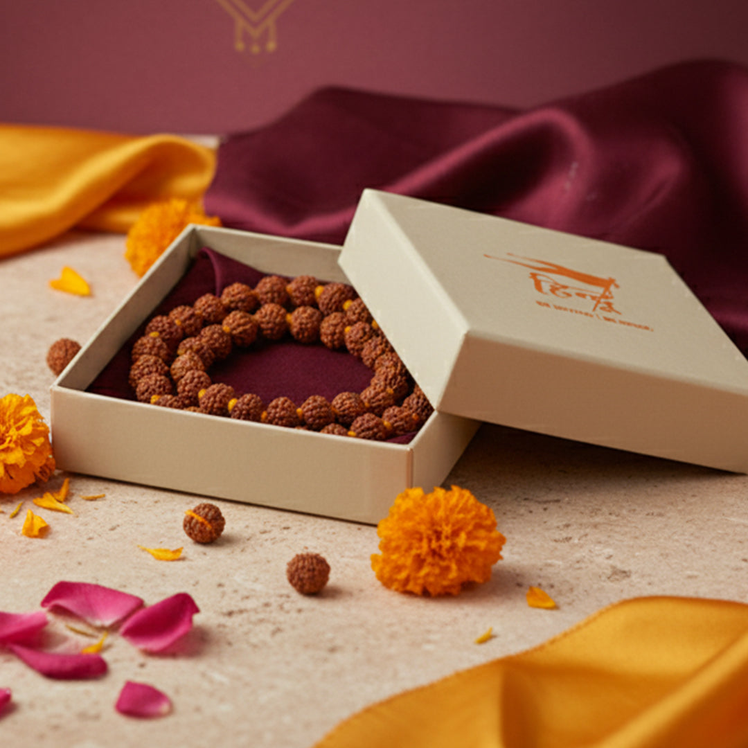 5MM Rudraksha Mala (108+1 beads)