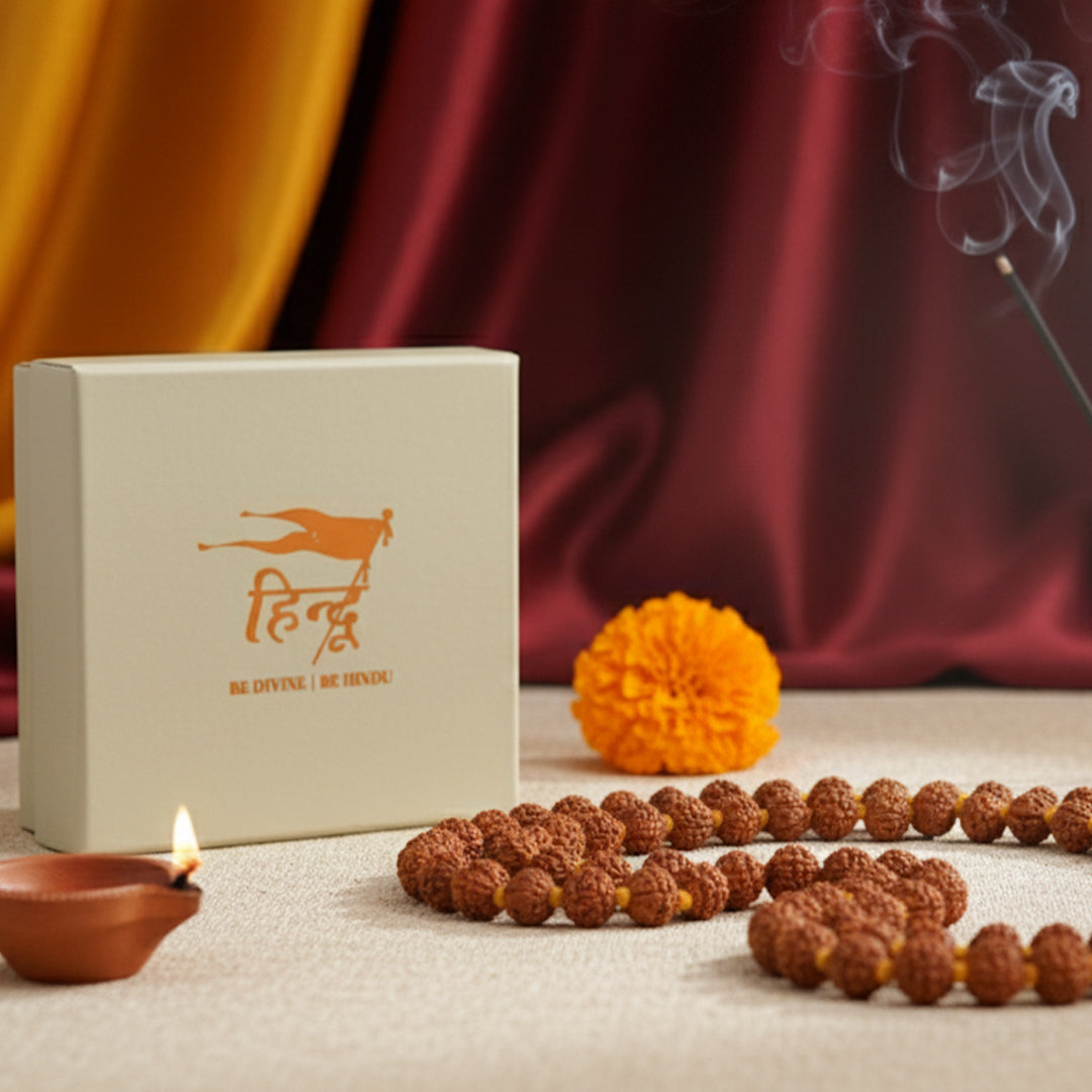 5MM Rudraksha Mala (108+1 beads)