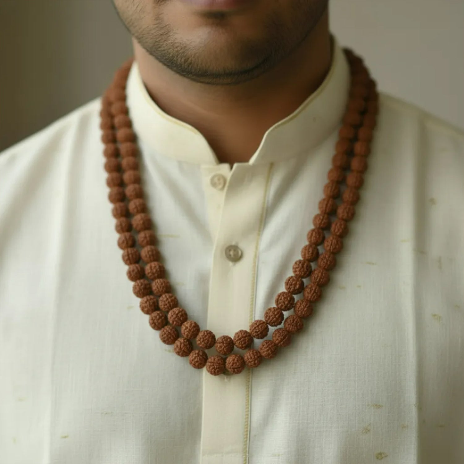 5MM Rudraksha Mala (108+1 beads)