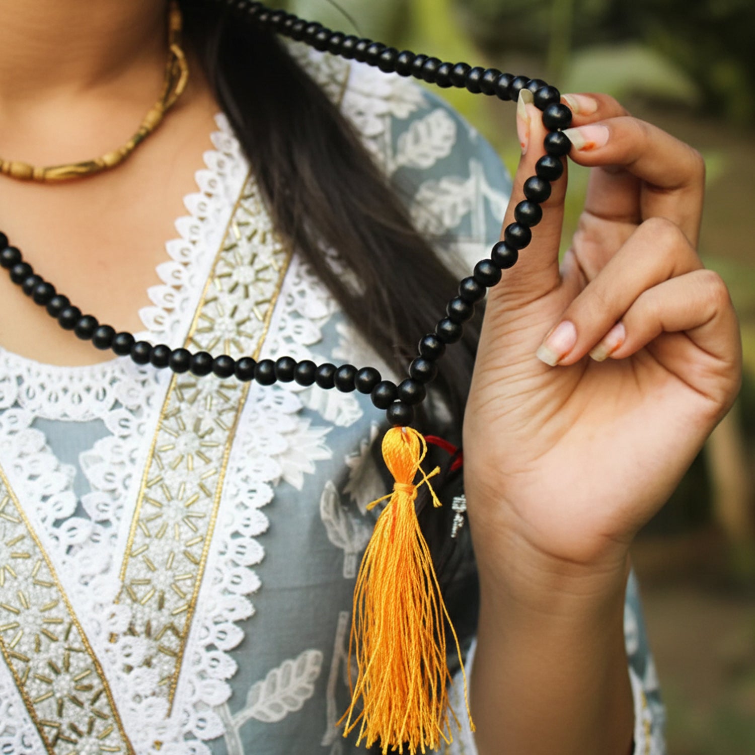 8MM Karungali Mala (109 beads)
